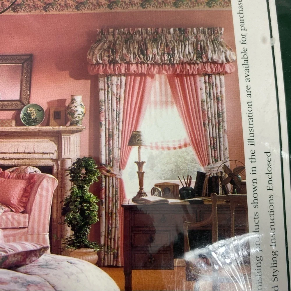 Laura Ashley blouson Imogen II print valance 86 x 15